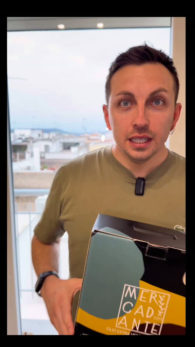 Reel Instagram: la Bag-in-Box di olio EVO Mercadante