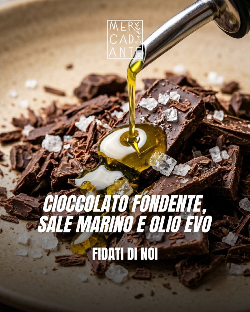 Post Instagram: cioccolato fondente, sale marino e olio EVO