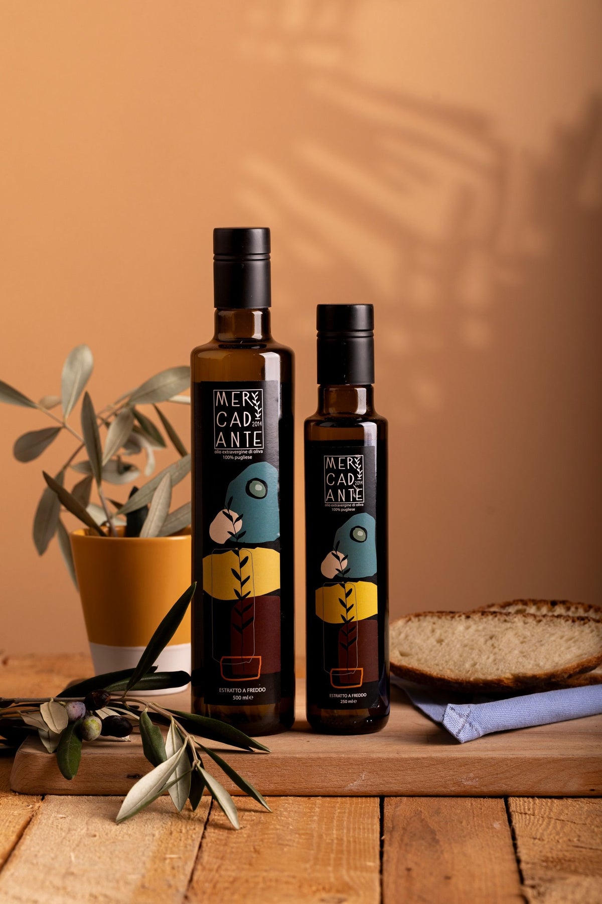 Bottiglie di olio EVO Mercadante