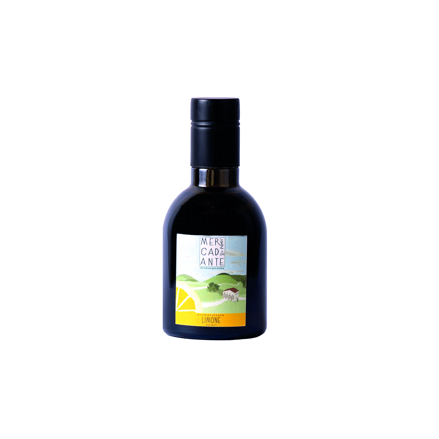 Aromatizzato limone Bottiglia vetro Olio EVO aromatizzato Cima di Rapa - Limone- Arancia - immagine 4